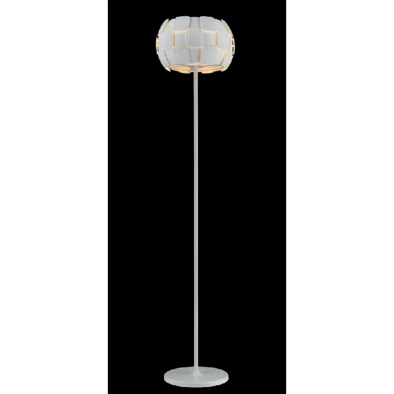 Industrial Style Floor Lamp with Exposed Bulbs for Loft ApartmentsImpex Lighting PG504241/03/FL/WH Brigitte White Squares Floor Lamp Industrial Style Floor Lamp with Exposed Bulbs for Loft ApartmentsImpex Lighting PG504241/03/FL/WH Brigitte White Squares Floor Lamp