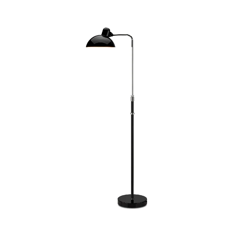 Glass Floor Lamp with Frosted Shades for Soft Diffused Lightkaiser Idell 6580-F Luxus Floor Lamp - Black Glass Floor Lamp with Frosted Shades for Soft Diffused Lightkaiser Idell 6580-F Luxus Floor Lamp - Black