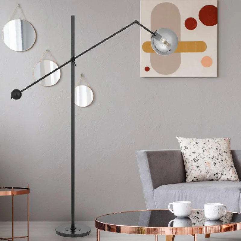Smart Floor Lamp with Voice Control and Bluetooth ConnectivityKemi Floor Lamp in Black or Gold