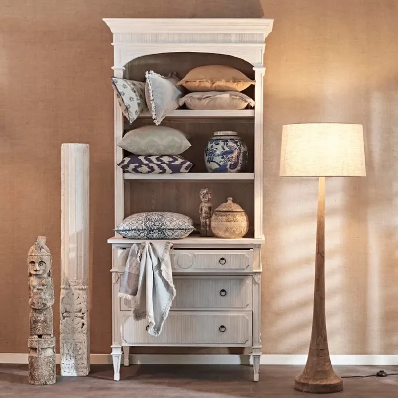 Marble Base Floor Lamp for a Touch of LuxuryLancia Floor Lamp Large in Light or Dark Natural Turned Wood Marble Base Floor Lamp for a Touch of LuxuryLancia Floor Lamp Large in Light or Dark Natural Turned Wood
