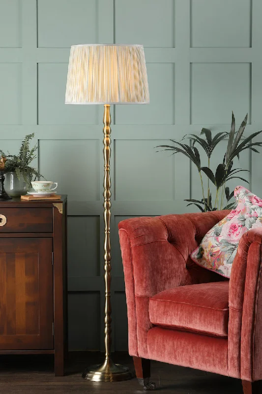 Metal Floor Lamp with a Matte Black Finish for a Sleek LookLaura Ashley Corey Floor Lamp Antique Brass Base Metal Floor Lamp with a Matte Black Finish for a Sleek LookLaura Ashley Corey Floor Lamp Antique Brass Base