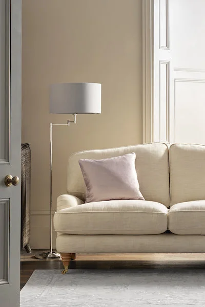 Marble Base Floor Lamp for a Touch of LuxuryLaura Ashley Marlowe Swing Arm Floor Lamp Polished Nickel with Shade Marble Base Floor Lamp for a Touch of LuxuryLaura Ashley Marlowe Swing Arm Floor Lamp Polished Nickel with Shade