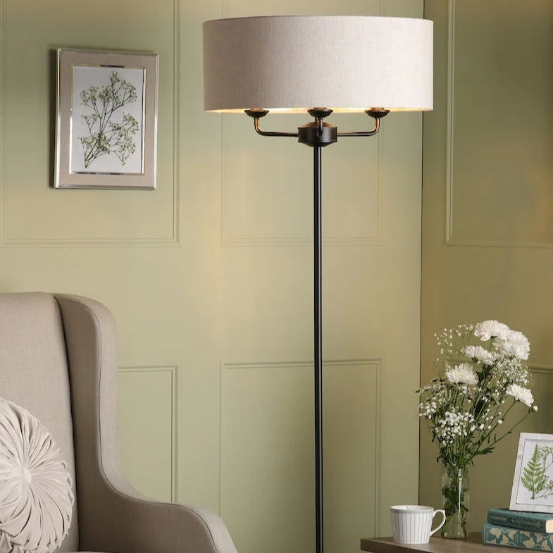 Rustic Farmhouse Style Floor Lamp for Cozy BedroomsLaura Ashley Sorrento Floor Lamp Matt Black and Natural With Shade Rustic Farmhouse Style Floor Lamp for Cozy BedroomsLaura Ashley Sorrento Floor Lamp Matt Black and Natural With Shade