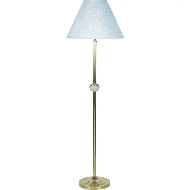 Rustic Farmhouse Style Floor Lamp for Cozy BedroomsLight Blue Ceramic and Brass Floor Lamp, 60 inches high Rustic Farmhouse Style Floor Lamp for Cozy BedroomsLight Blue Ceramic and Brass Floor Lamp, 60 inches high