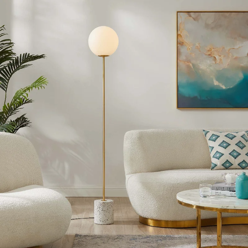 Modern Minimalist Floor Lamp for Contemporary Living RoomsLogic Terrazzo Floor Lamp by Modway