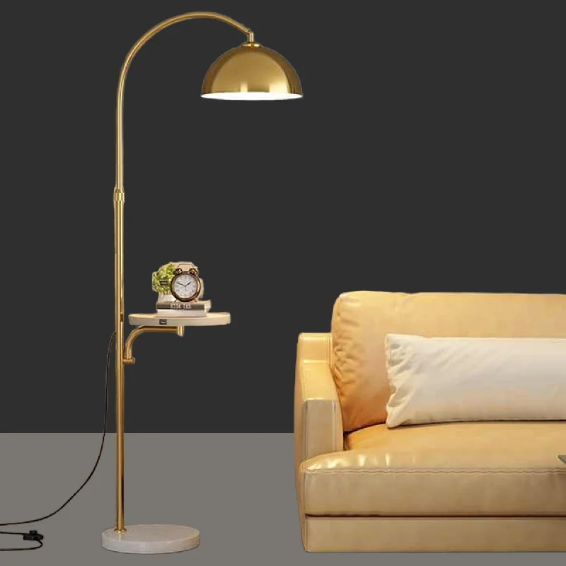 Glass Floor Lamp with Frosted Shades for Soft Diffused LightTHE CONDUIT PEDESTAL LIGHT