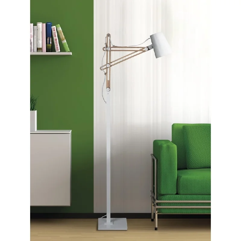 Victorian Style Floor Lamp for Traditional and Elegant InteriorsMantra M3774 Looker Floor Lamp 1 Light Matt White Victorian Style Floor Lamp for Traditional and Elegant InteriorsMantra M3774 Looker Floor Lamp 1 Light Matt White