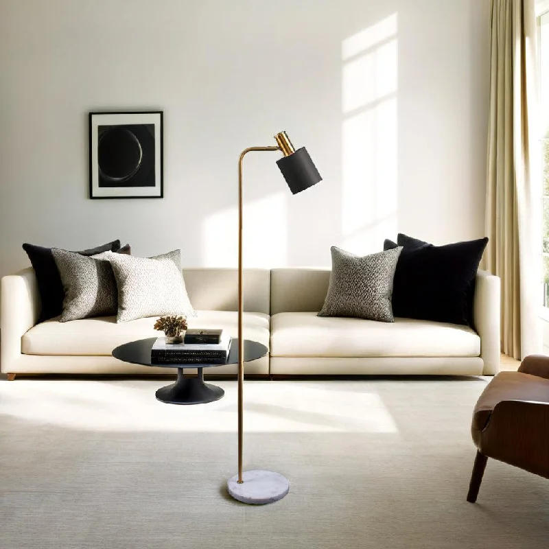 Fabric Floor Lamp with a Linen Shade for a Relaxed AestheticMarisol Floor Lamp in Black and Antique Brass Fabric Floor Lamp with a Linen Shade for a Relaxed AestheticMarisol Floor Lamp in Black and Antique Brass