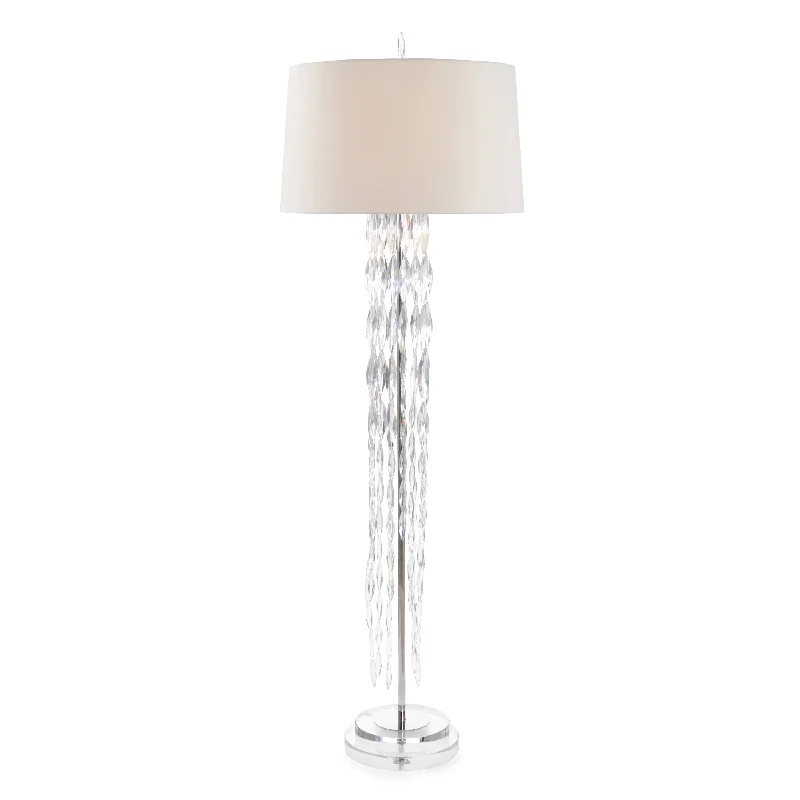 USB Charging Port Floor Lamp for Convenient Device ChargingMarquise Crystal Floor Lamp