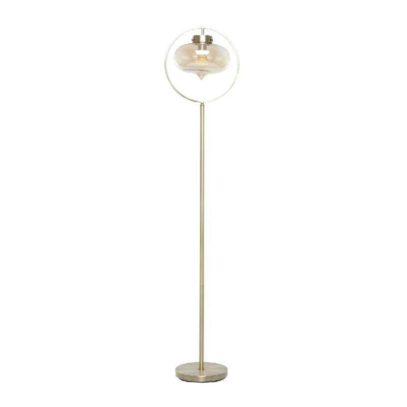 Victorian Style Floor Lamp for Traditional and Elegant InteriorsMetal Room Floor Lamp with Hanging Glass Shade - Gold - Roche River Decor Victorian Style Floor Lamp for Traditional and Elegant InteriorsMetal Room Floor Lamp with Hanging Glass Shade - Gold - Roche River Decor