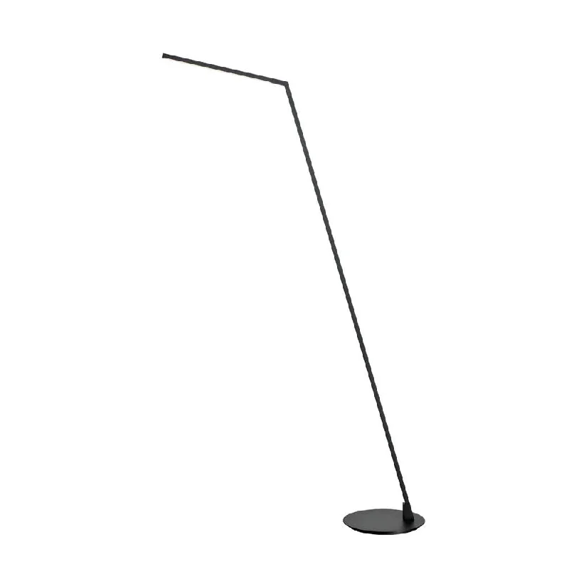 Glass Floor Lamp with Frosted Shades for Soft Diffused LightMiter 58-in Black LED Floor Lamp Glass Floor Lamp with Frosted Shades for Soft Diffused LightMiter 58-in Black LED Floor Lamp