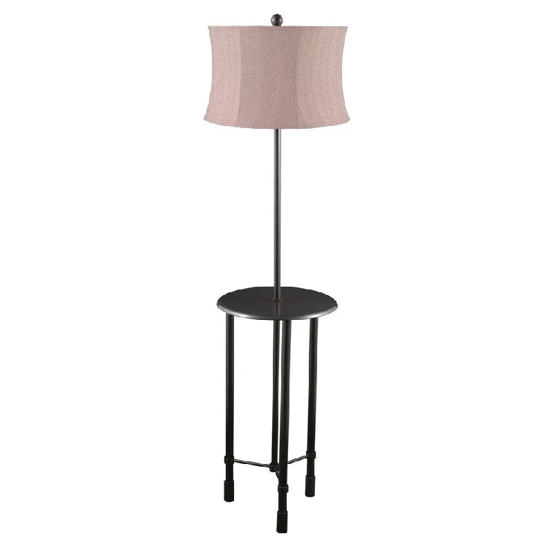Fabric Floor Lamp with a Linen Shade for a Relaxed AestheticMr. Lamp and Shade #QF-1529 57-inch Oil Rubbed Bronze Metal Floor Lamp Fabric Floor Lamp with a Linen Shade for a Relaxed AestheticMr. Lamp and Shade #QF-1529 57-inch Oil Rubbed Bronze Metal Floor Lamp