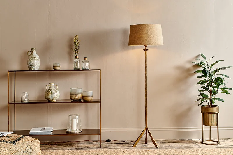 Dimmable Floor Lamp for Adjustable Lighting AmbianceNkuku Sahhil Metal Tripod Floor Lamp Antique Brass Dimmable Floor Lamp for Adjustable Lighting AmbianceNkuku Sahhil Metal Tripod Floor Lamp Antique Brass