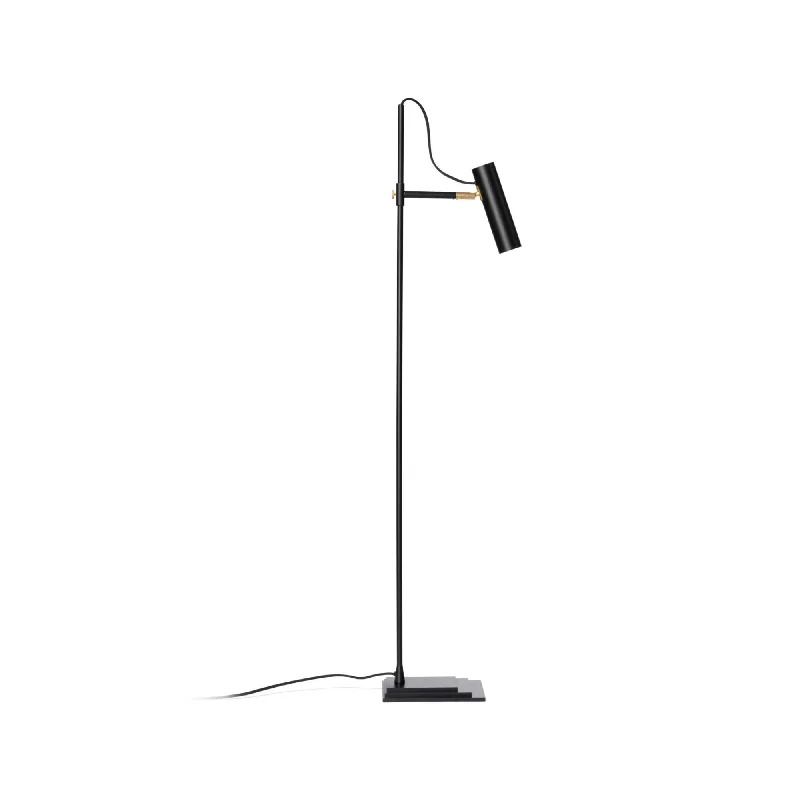 Modern Minimalist Floor Lamp for Contemporary Living RoomsNomad Floor Lamp - Black/Brass Modern Minimalist Floor Lamp for Contemporary Living RoomsNomad Floor Lamp - Black/Brass