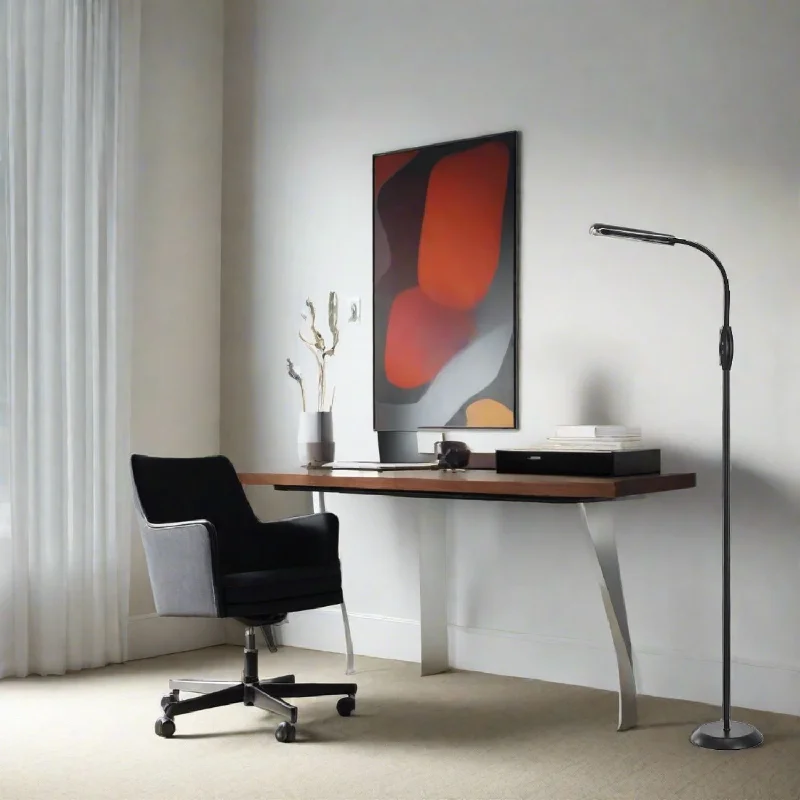 Fabric Floor Lamp with a Linen Shade for a Relaxed AestheticNova LED Floor Lamp CCT 6w in Black or White Fabric Floor Lamp with a Linen Shade for a Relaxed AestheticNova LED Floor Lamp CCT 6w in Black or White