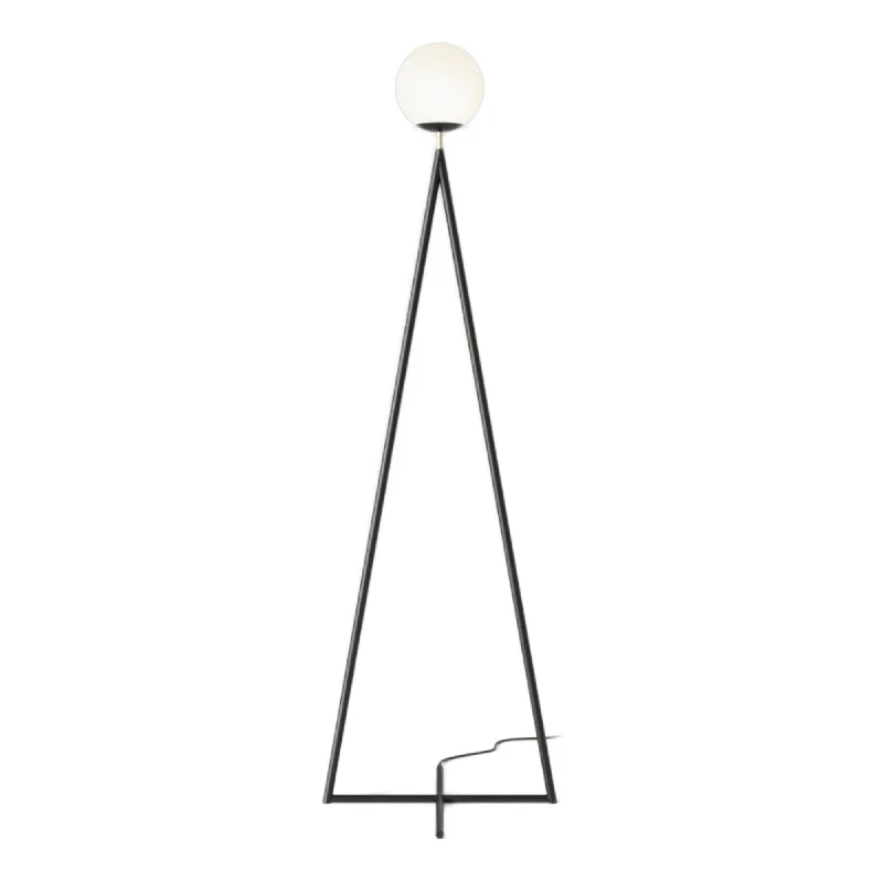Dimmable Floor Lamp for Adjustable Lighting AmbianceOne Globe Cross Base Floor Lamp - Black Dimmable Floor Lamp for Adjustable Lighting AmbianceOne Globe Cross Base Floor Lamp - Black