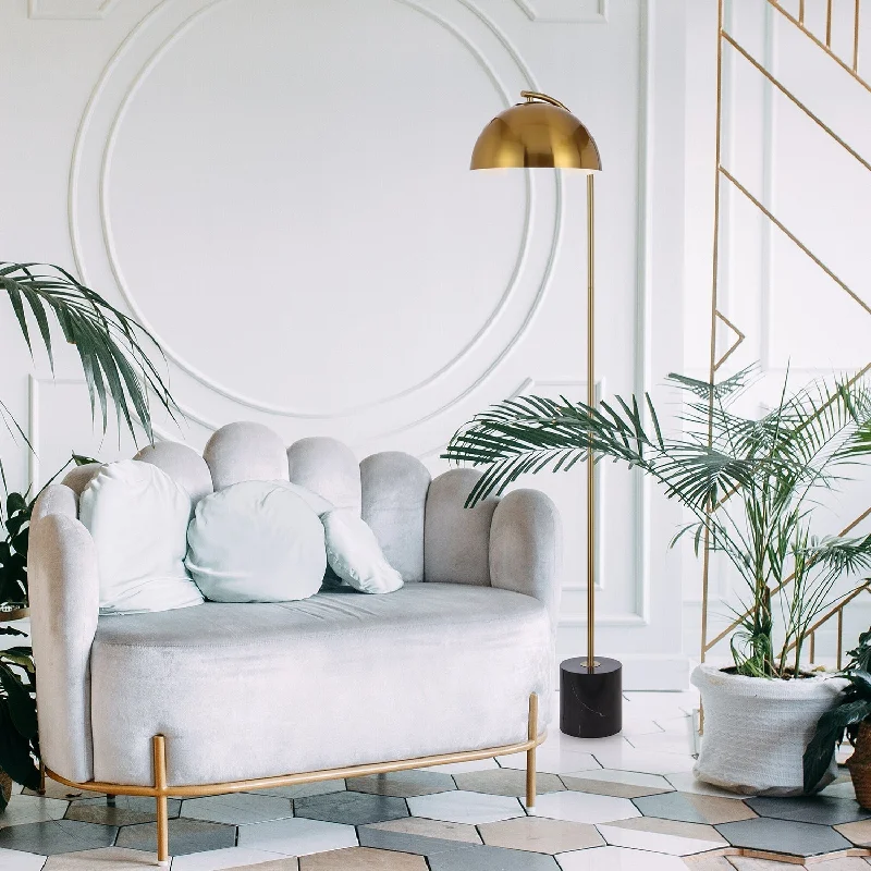Metal Floor Lamp with a Matte Black Finish for a Sleek Lookortez Floor Lamp in Black/Antique Gold or White/Antique Gold Metal Floor Lamp with a Matte Black Finish for a Sleek Lookortez Floor Lamp in Black/Antique Gold or White/Antique Gold