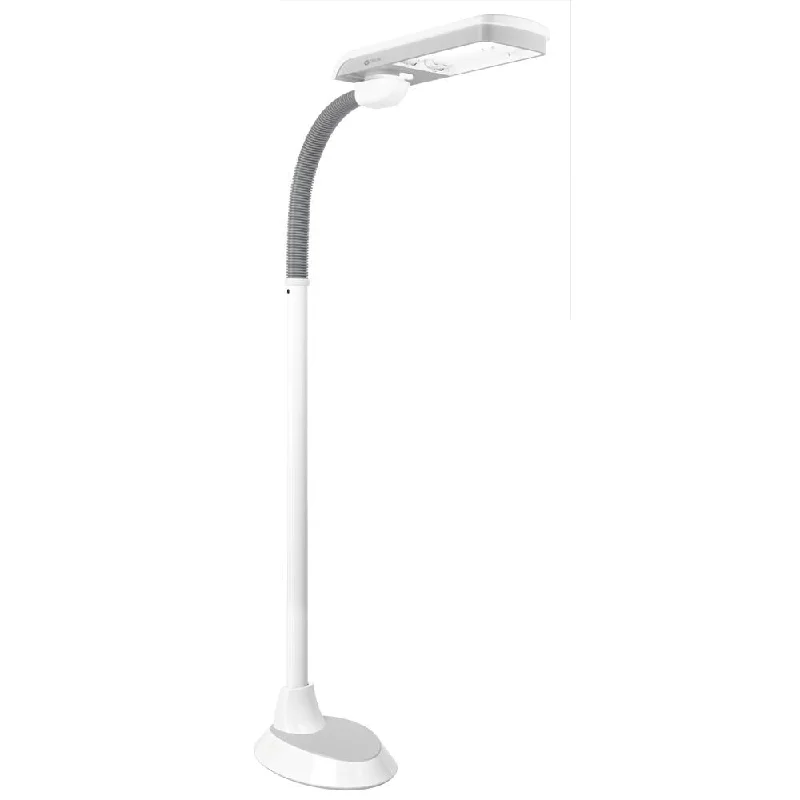 Industrial Style Floor Lamp with Exposed Bulbs for Loft ApartmentsOttLite 36w Pivoting Shade Floor Lamp Industrial Style Floor Lamp with Exposed Bulbs for Loft ApartmentsOttLite 36w Pivoting Shade Floor Lamp