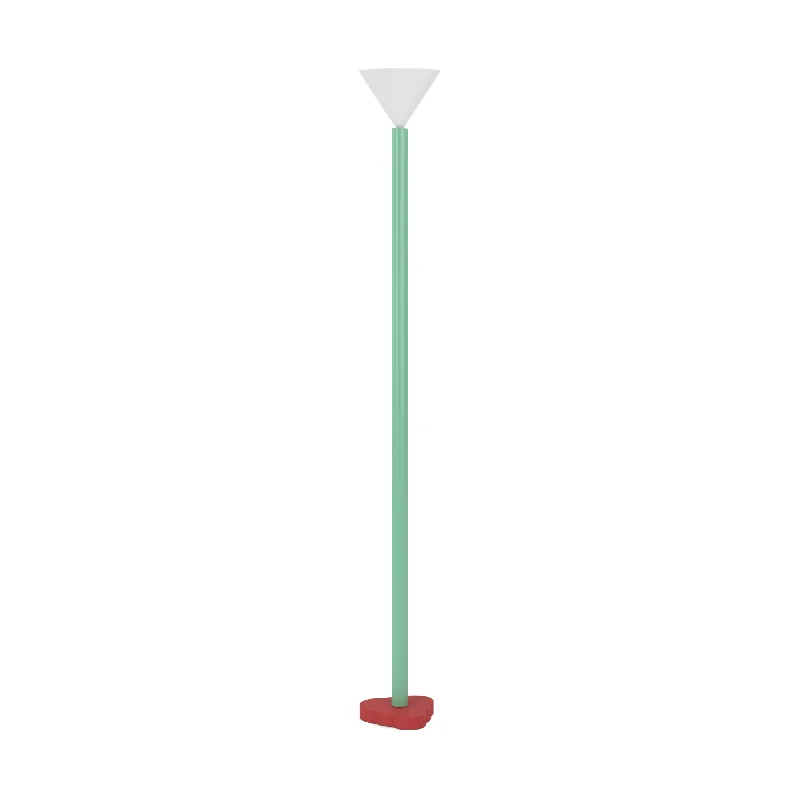 Fabric Floor Lamp with a Linen Shade for a Relaxed AestheticOutlines F06 Floor Lamp - White/Red/Light Green Fabric Floor Lamp with a Linen Shade for a Relaxed AestheticOutlines F06 Floor Lamp - White/Red/Light Green