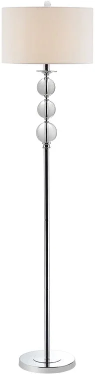 Dimmable Floor Lamp for Adjustable Lighting AmbiancePIPPA 61 INCH H GLASS GLOBE FLOOR LAMP