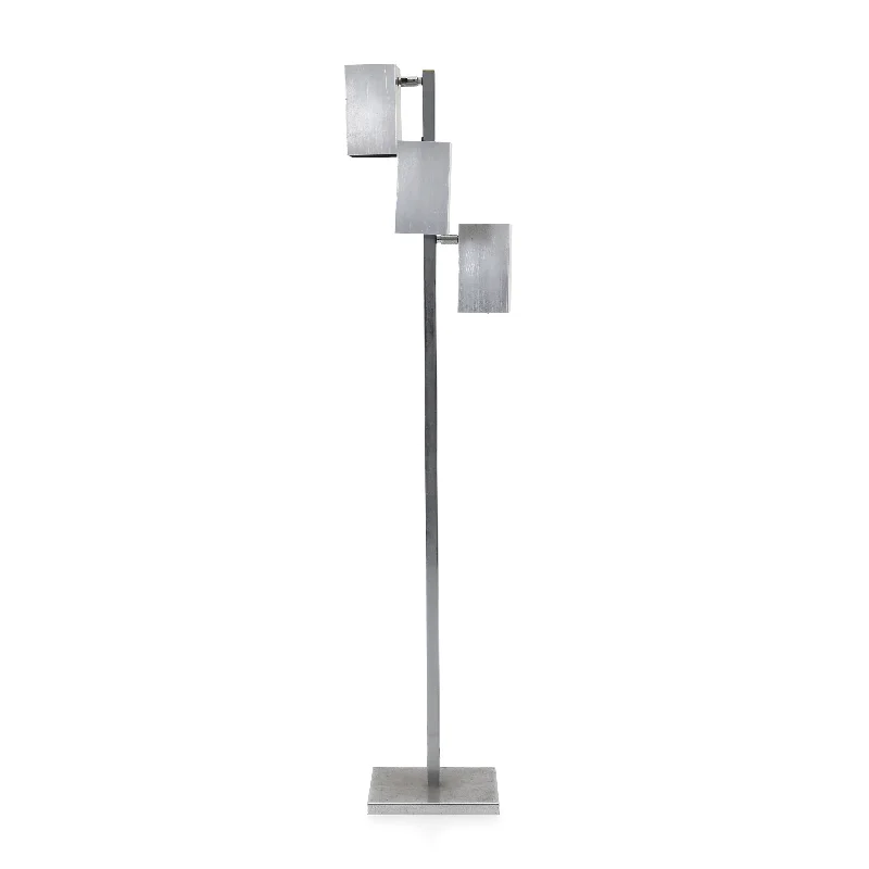 USB Charging Port Floor Lamp for Convenient Device ChargingRectangular Brushed Metal Floor Lamp USB Charging Port Floor Lamp for Convenient Device ChargingRectangular Brushed Metal Floor Lamp