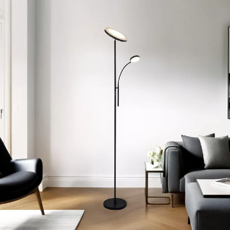 Bohemian Inspired Floor Lamp for Eclectic Home DecorSamson Mother and Child LED Floor Lamp in Black Bohemian Inspired Floor Lamp for Eclectic Home DecorSamson Mother and Child LED Floor Lamp in Black