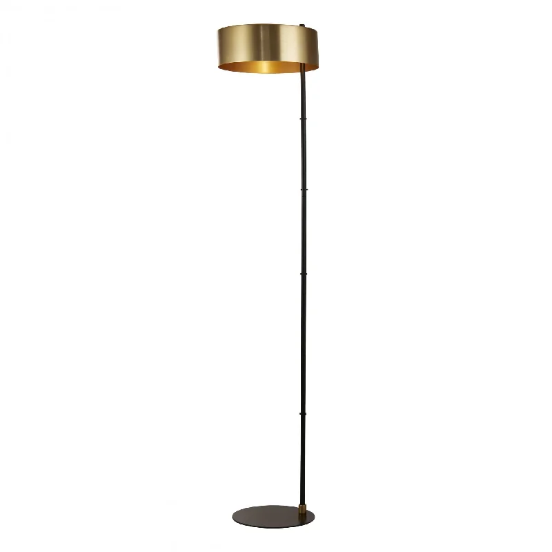 Way Switch Floor Lamp for Multiple Light Intensity LevelsSearchlight 20225-1GO Knox Floor Lamp Black Gold Metal Way Switch Floor Lamp for Multiple Light Intensity LevelsSearchlight 20225-1GO Knox Floor Lamp Black Gold Metal