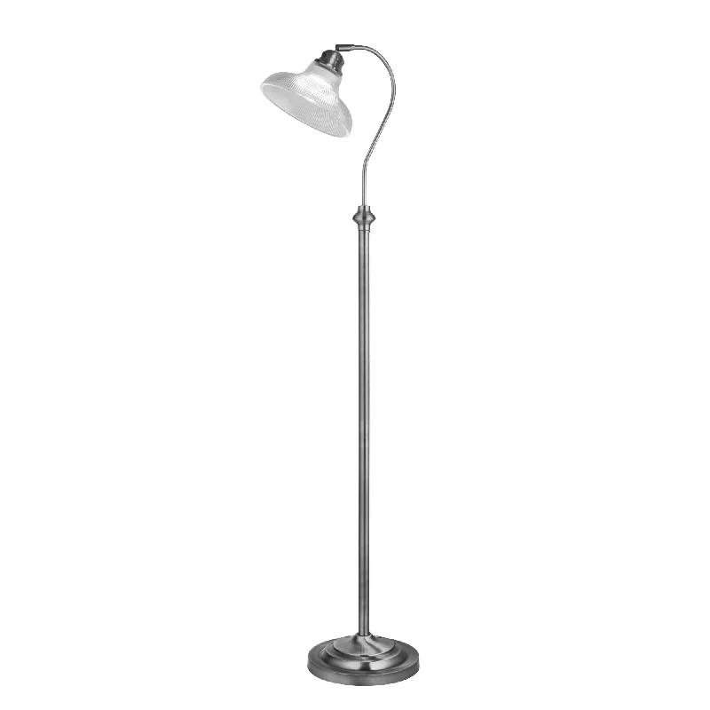 Glass Floor Lamp with Frosted Shades for Soft Diffused LightSearchlight 7184SS Bistro III Floor Lamp Satin Silver Halophane Glass Glass Floor Lamp with Frosted Shades for Soft Diffused LightSearchlight 7184SS Bistro III Floor Lamp Satin Silver Halophane Glass