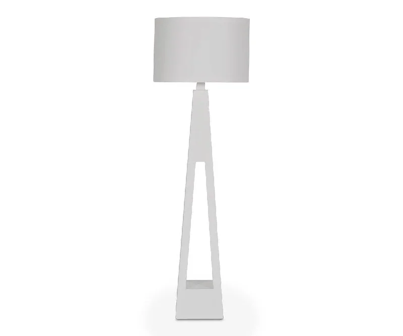 Glass Floor Lamp with Frosted Shades for Soft Diffused LightShangrila Floor Lamp - White Glass Floor Lamp with Frosted Shades for Soft Diffused LightShangrila Floor Lamp - White