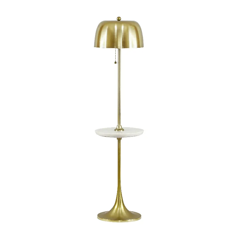 Smart Floor Lamp with Voice Control and Bluetooth ConnectivitySienna Gold Floor Lamp