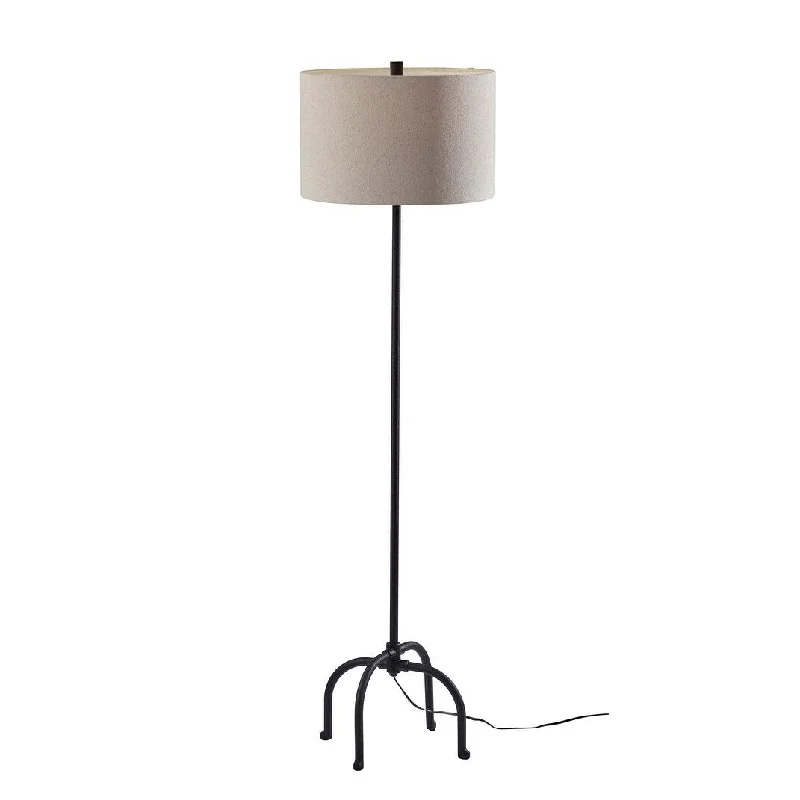 Victorian Style Floor Lamp for Traditional and Elegant InteriorsSilos Floor Lamp - Black
