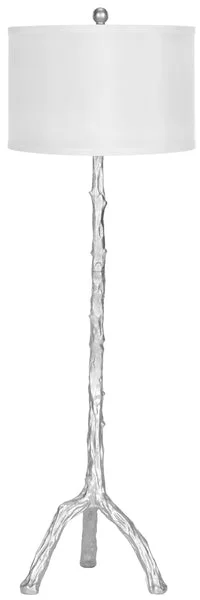 Marble Base Floor Lamp for a Touch of LuxurySILVER 58 INCH H BRANCH FLOOR LAMP