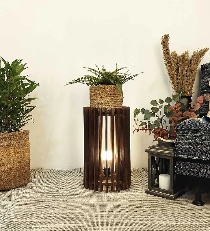 Glass Floor Lamp with Frosted Shades for Soft Diffused LightSolid Wood Ventus Side-Kick Floor Lamp With Brown Base Glass Floor Lamp with Frosted Shades for Soft Diffused LightSolid Wood Ventus Side-Kick Floor Lamp With Brown Base