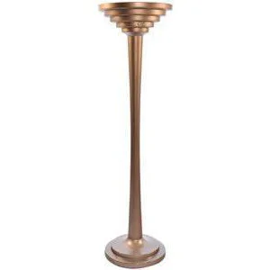 Wood Floor Lamp with Natural Grain for a Warm and Organic FeelStepped Top Gold Deco Floor Lamp Wood Floor Lamp with Natural Grain for a Warm and Organic FeelStepped Top Gold Deco Floor Lamp