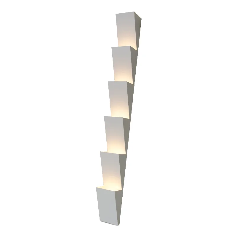Modern Minimalist Floor Lamp for Contemporary Living RoomsSteps Large Floor Lamp - White Modern Minimalist Floor Lamp for Contemporary Living RoomsSteps Large Floor Lamp - White