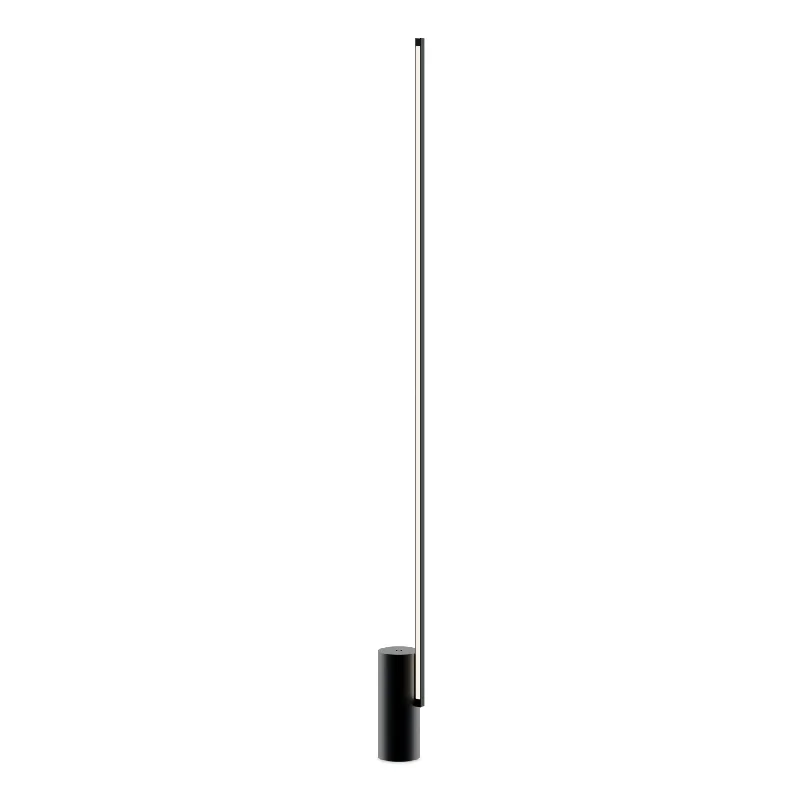 Marble Base Floor Lamp for a Touch of LuxuryStick 7348 Floor Lamp - Black