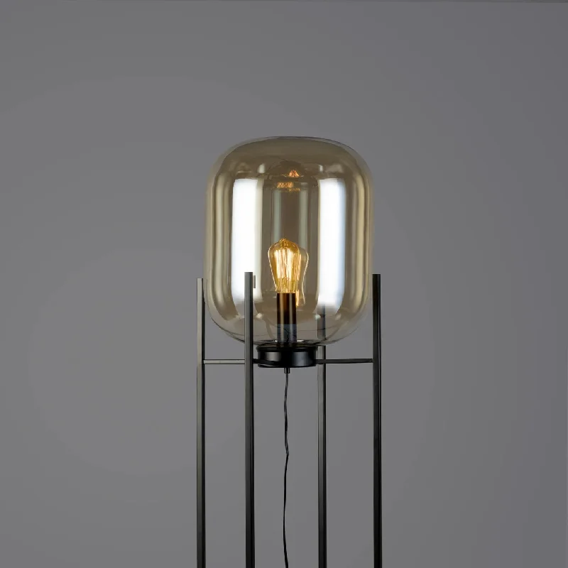 Fabric Floor Lamp with a Linen Shade for a Relaxed AestheticTHE COLOSSAL PEDESTAL LIGHT Fabric Floor Lamp with a Linen Shade for a Relaxed AestheticTHE COLOSSAL PEDESTAL LIGHT