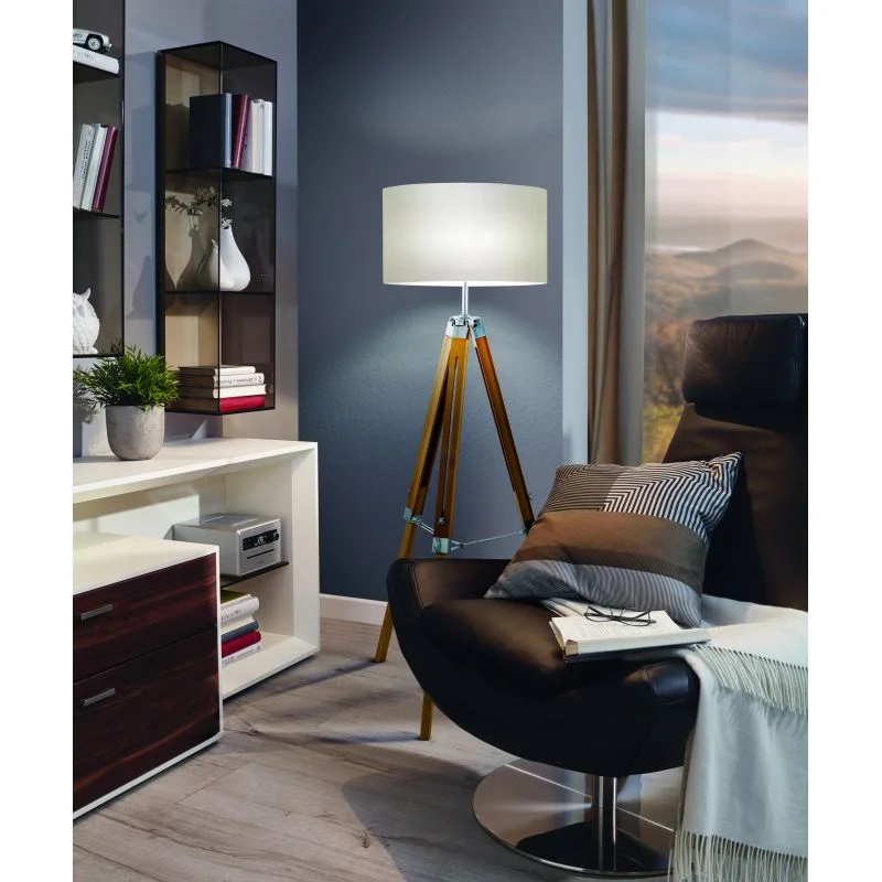 Marble Base Floor Lamp for a Touch of LuxuryTHE SAUVE TRIPOD-B PEDESTAL LAMP