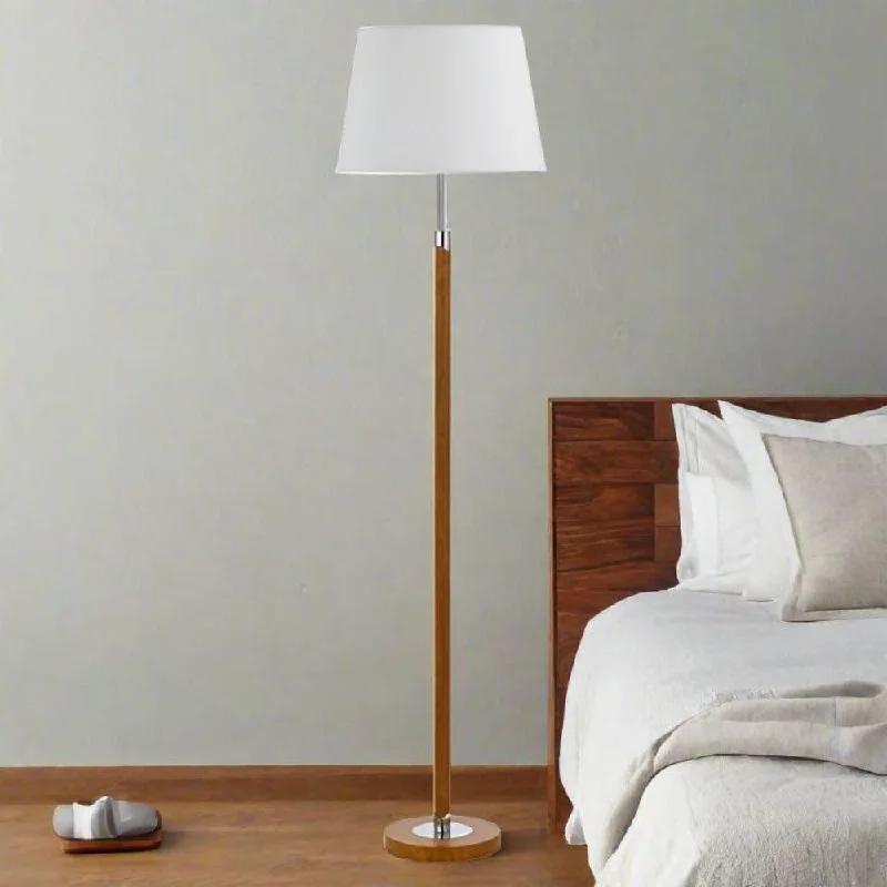 Dimmable Floor Lamp for Adjustable Lighting AmbianceTraditional Timber Look Floor Lamp in Teak or Walnut Dimmable Floor Lamp for Adjustable Lighting AmbianceTraditional Timber Look Floor Lamp in Teak or Walnut