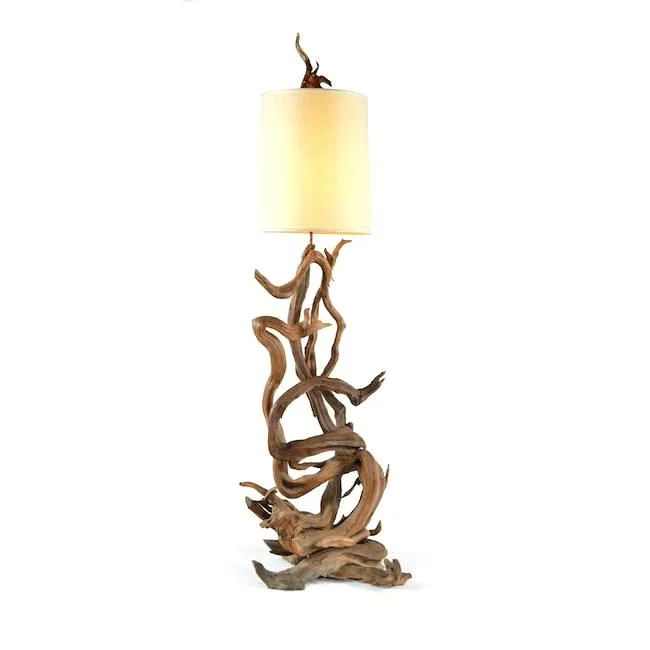 Rustic Farmhouse Style Floor Lamp for Cozy BedroomsTree Floor Lamp