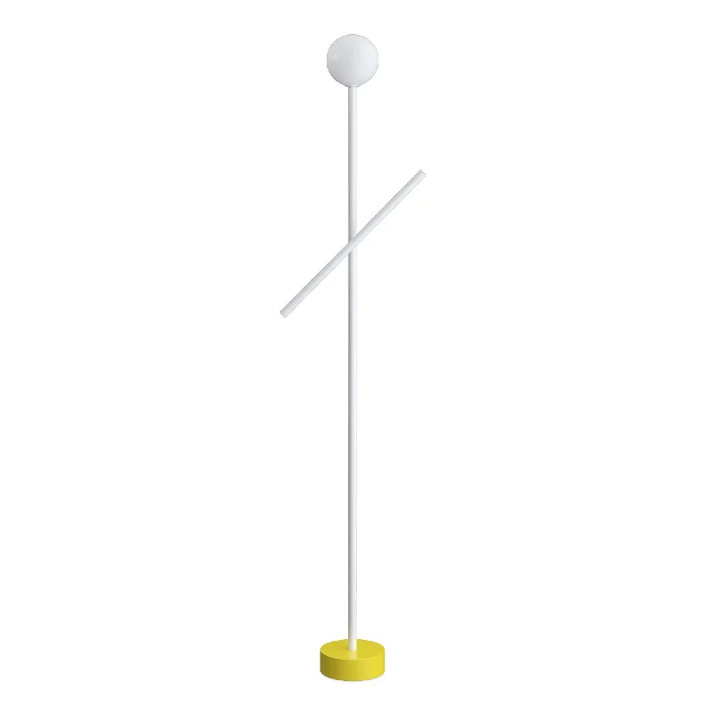 USB Charging Port Floor Lamp for Convenient Device ChargingTube And Globe F01 Floor Lamp - White/Intense Yellow USB Charging Port Floor Lamp for Convenient Device ChargingTube And Globe F01 Floor Lamp - White/Intense Yellow