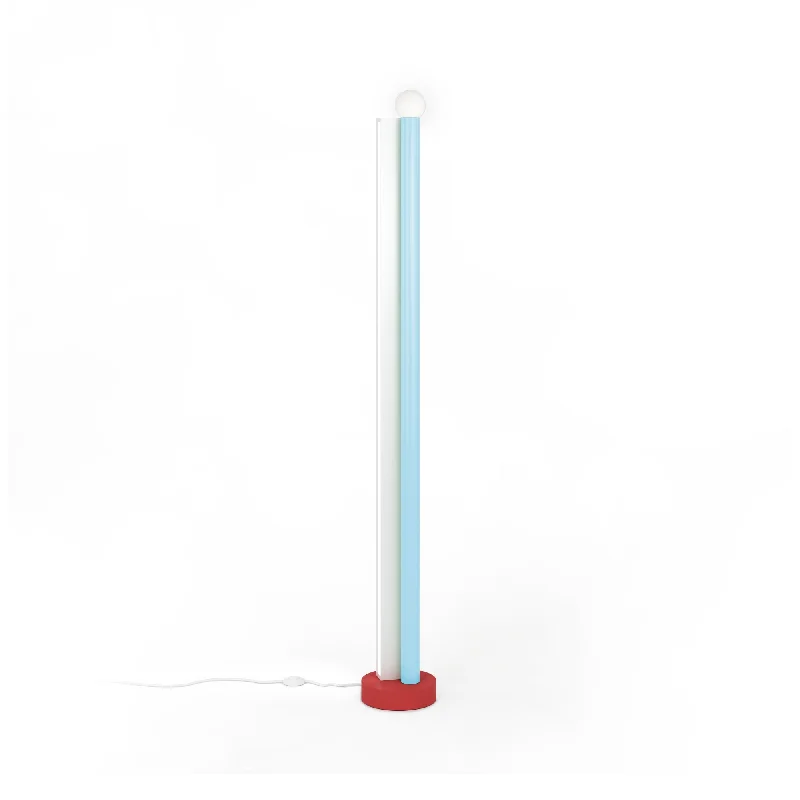 Smart Floor Lamp with Voice Control and Bluetooth ConnectivityTube And Rectangle F01 Floor Lamp - White/Red/Light Blue Smart Floor Lamp with Voice Control and Bluetooth ConnectivityTube And Rectangle F01 Floor Lamp - White/Red/Light Blue