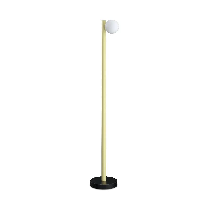 Bohemian Inspired Floor Lamp for Eclectic Home DecorTube With Globes And Cones F01 Floor Lamp - Black/White/Light Yellow Bohemian Inspired Floor Lamp for Eclectic Home DecorTube With Globes And Cones F01 Floor Lamp - Black/White/Light Yellow