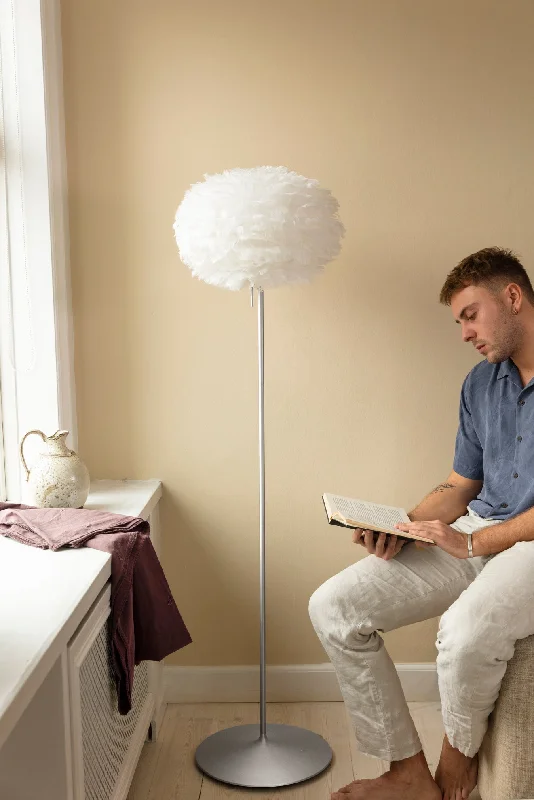 Bohemian Inspired Floor Lamp for Eclectic Home DecorUmage Eos Floor Lamp Brushed Silver & White Bohemian Inspired Floor Lamp for Eclectic Home DecorUmage Eos Floor Lamp Brushed Silver & White
