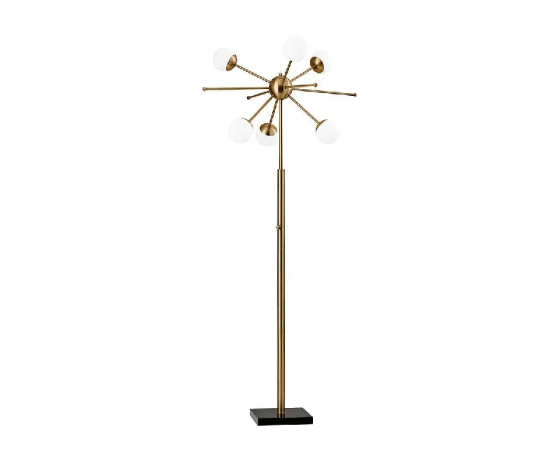 Wood Floor Lamp with Natural Grain for a Warm and Organic FeelWells Floor Lamp