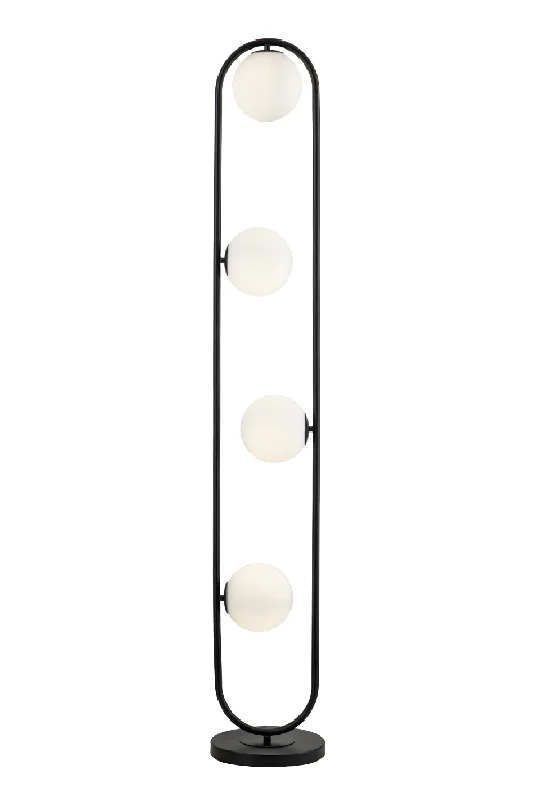 Way Switch Floor Lamp for Multiple Light Intensity LevelsWhite Glass Spheres Floor Lamp | Liang & Eimil Luca Way Switch Floor Lamp for Multiple Light Intensity LevelsWhite Glass Spheres Floor Lamp | Liang & Eimil Luca