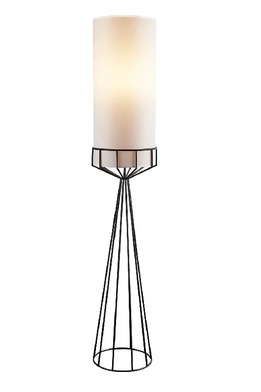 Metal Floor Lamp with a Matte Black Finish for a Sleek LookWhite Linen Tubular Floor Lamp | Liang & Eimil Faro Metal Floor Lamp with a Matte Black Finish for a Sleek LookWhite Linen Tubular Floor Lamp | Liang & Eimil Faro