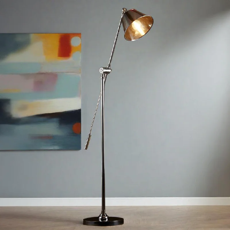 Adjustable Height Floor Lamp for Versatile Lighting NeedsWinslow Floor Lamp in Antique Brass or Silver Emac and Lawton Lighting Adjustable Height Floor Lamp for Versatile Lighting NeedsWinslow Floor Lamp in Antique Brass or Silver Emac and Lawton Lighting