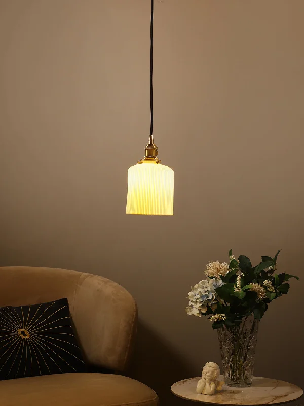 Glass Ceiling Lights with Frosted, Colored, or Etched GlassAdriel Pendant Light
