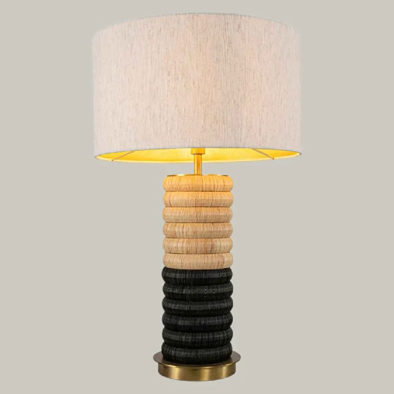 bohemian table lamps with colorful patterns for eclectic bedroomsAitla Table Lamp - RV Astley